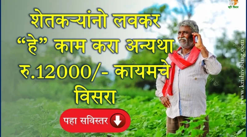 Pm Kisan Namo Scheme Update