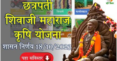 छत्रपती शिवाजी महाराज कृषि योजना chhatrapati shivaji maharaj krushi yojana