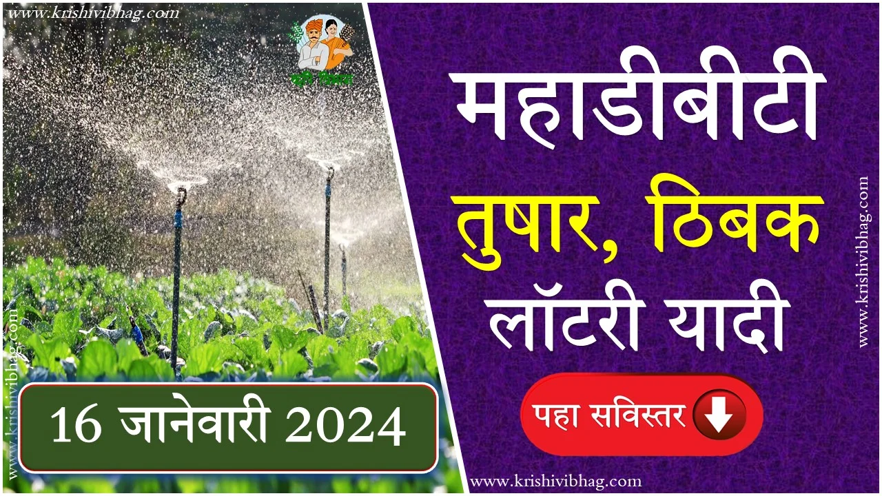 Mahadbt Farmer 2024