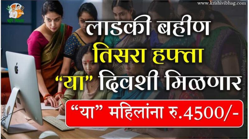 Ladki Bahin Yojana 3rd Installment