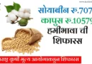 Soybean Msp 2025 26 महाराष्ट्र कृषी मूल्य आयोगाकडून सोयाबीन